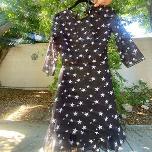 Dainty, witchy nasty gal dress. Never worn, small rip on the right hip.